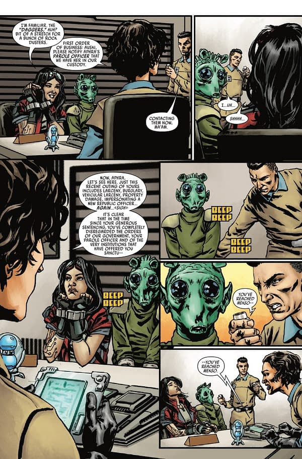 Interior preview page from STAR WARS: DOCTOR APHRA - CHAOS AGENT #1 E.J. SU COVER