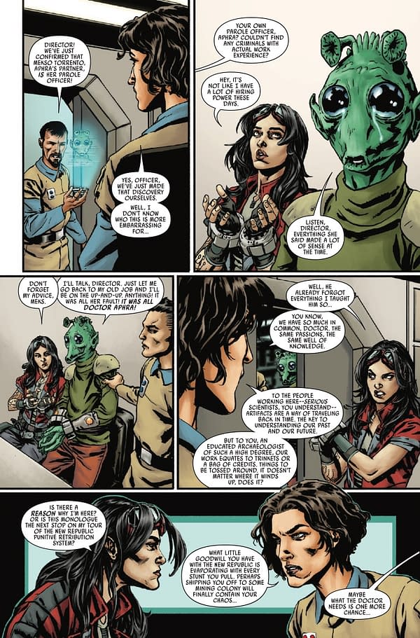 Interior preview page from STAR WARS: DOCTOR APHRA - CHAOS AGENT #1 E.J. SU COVER