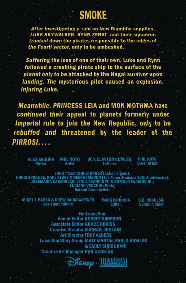 Interior preview page from STAR WARS #2 PHIL NOTO COVER