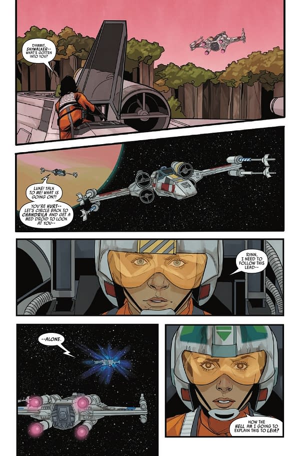 Interior preview page from STAR WARS #2 PHIL NOTO COVER