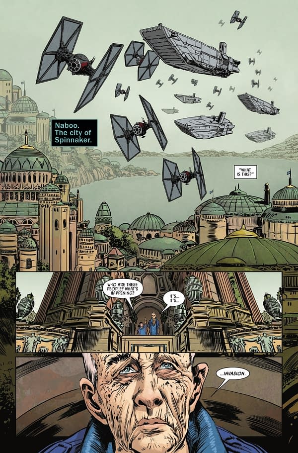 Interior preview page from STAR WARS: LEGACY OF VADER #5 DERRICK CHEW COVER