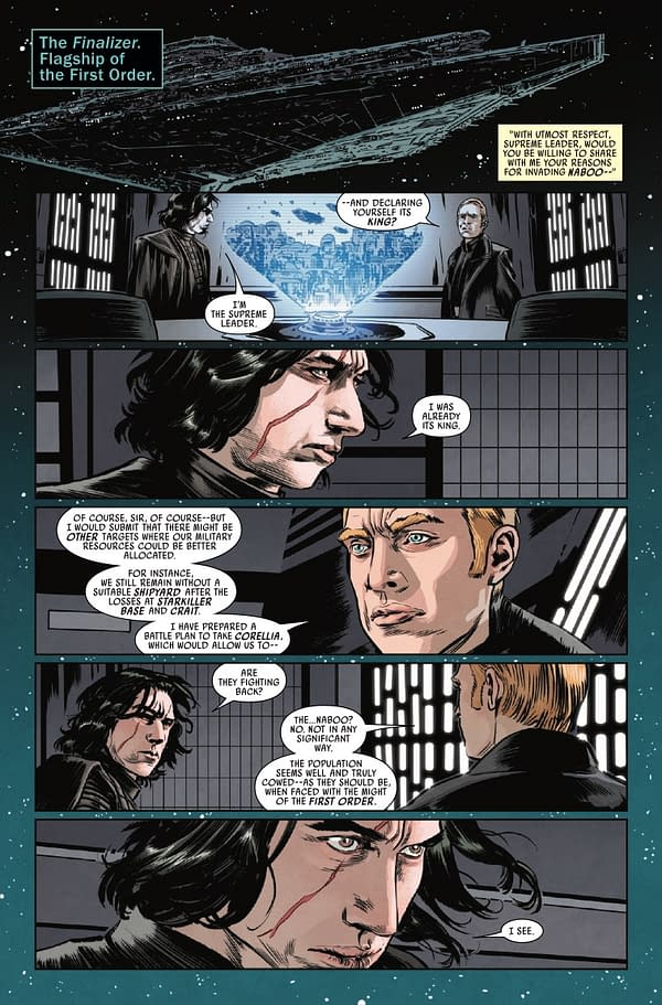 Interior preview page from STAR WARS: LEGACY OF VADER #5 DERRICK CHEW COVER
