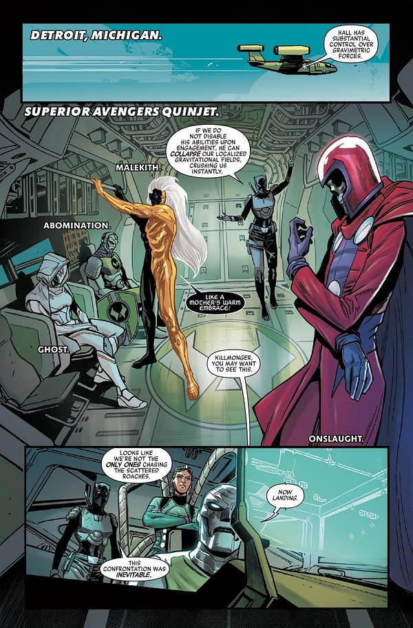 Interior preview page from SUPERIOR AVENGERS #3 R.B. SILVA COVER