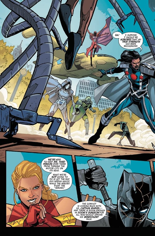 Interior preview page from SUPERIOR AVENGERS #3 R.B. SILVA COVER