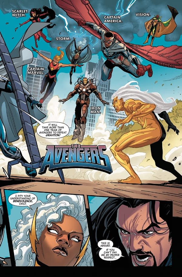 Interior preview page from SUPERIOR AVENGERS #3 R.B. SILVA COVER