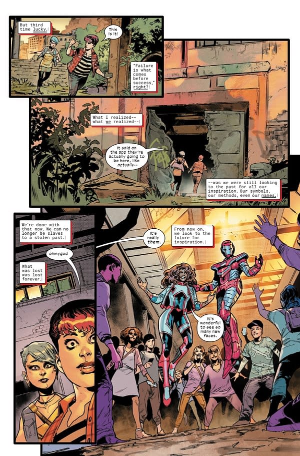Interior preview page from ULTIMATES #13 DIKE RUAN COVER
