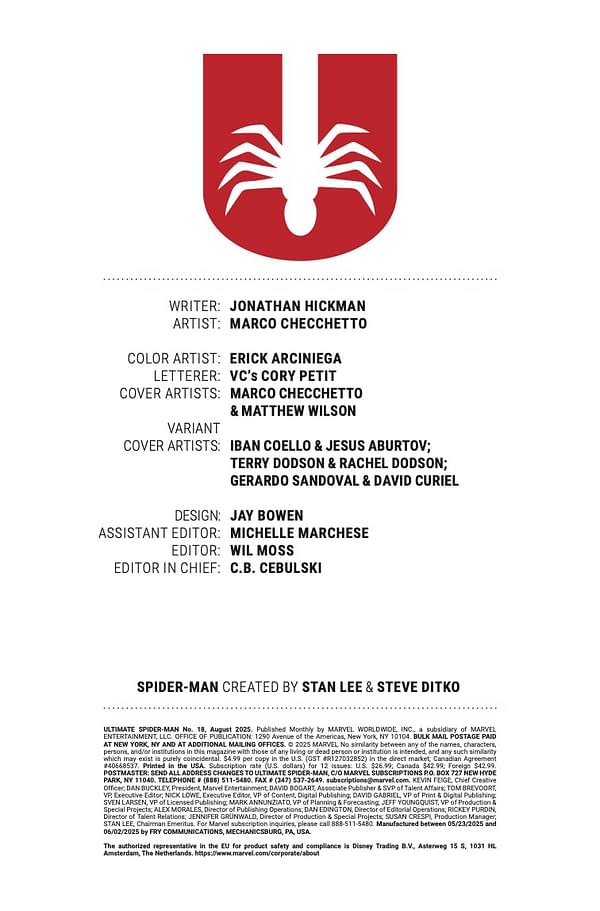 Interior preview page from ULTIMATE SPIDER-MAN #18 MARCO CHECCHETTO COVER