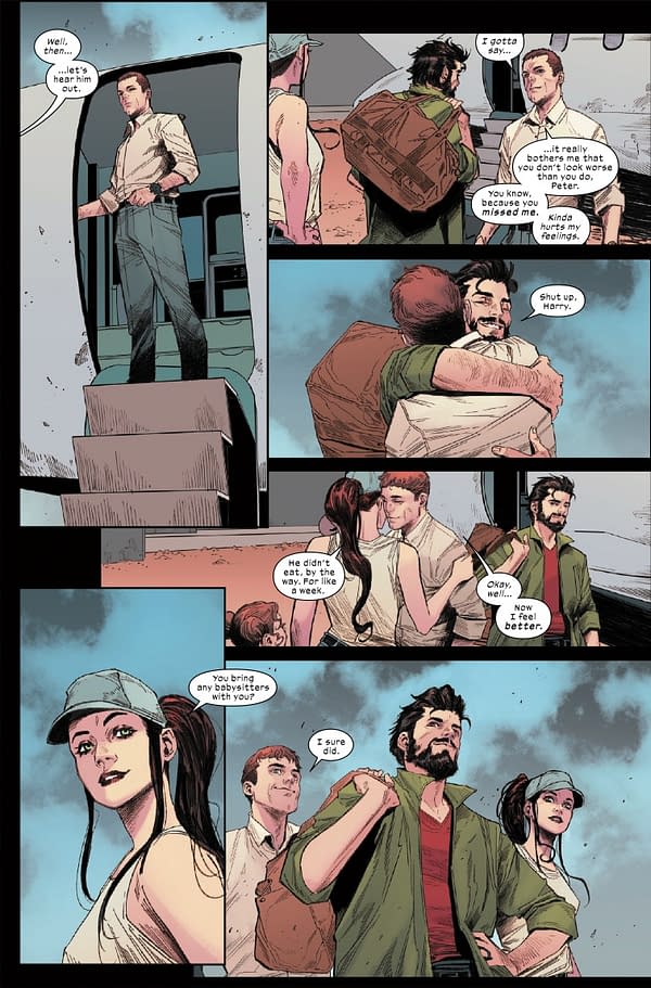 Interior preview page from ULTIMATE SPIDER-MAN #18 MARCO CHECCHETTO COVER