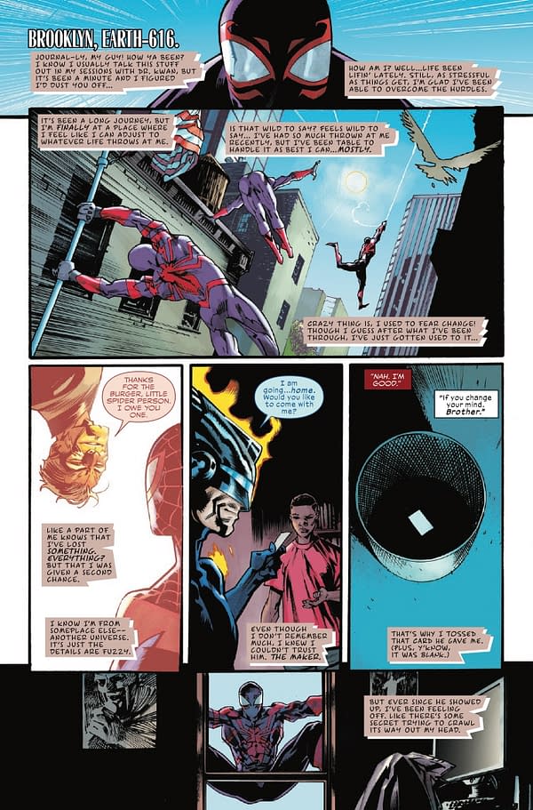 Interior preview page from ULTIMATE SPIDER-MAN: INCURSION #1 SARA PICHELLI COVER