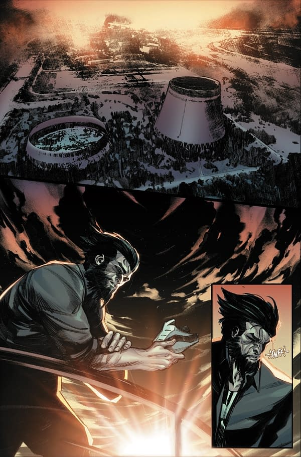 Interior preview page from ULTIMATE WOLVERINE #7 ALESSANDRO CAPPUCCIO COVER