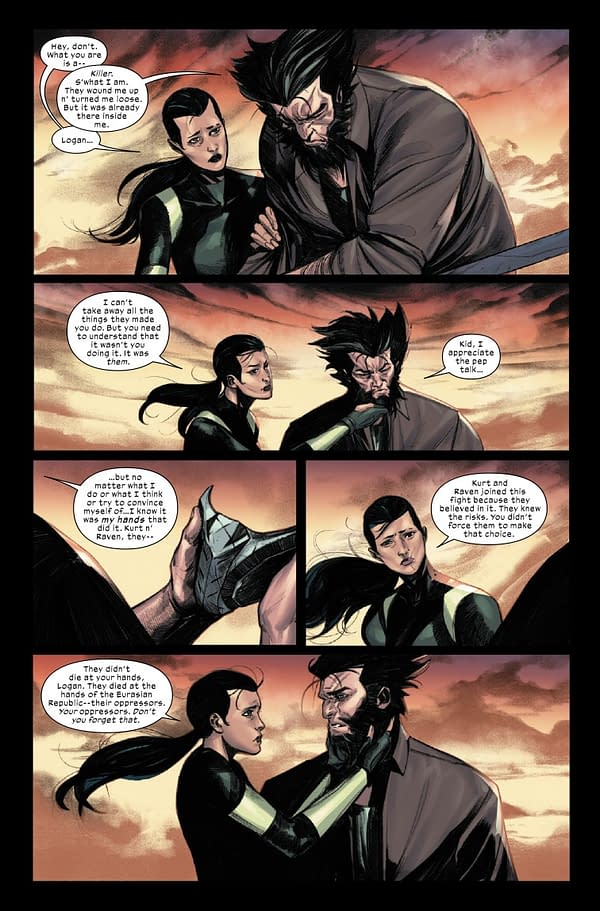 Interior preview page from ULTIMATE WOLVERINE #7 ALESSANDRO CAPPUCCIO COVER