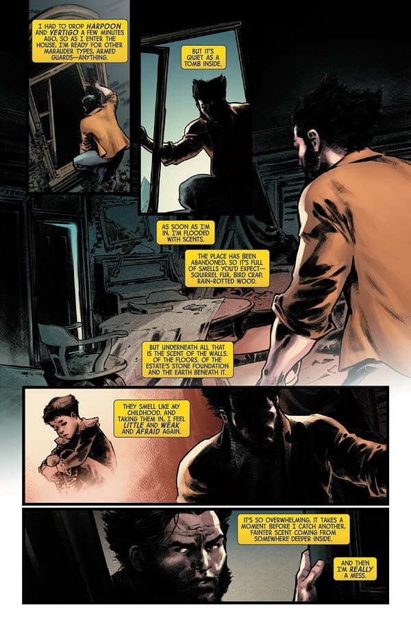 Interior preview page from WOLVERINE #10 MARTIN COCCOLO COVER