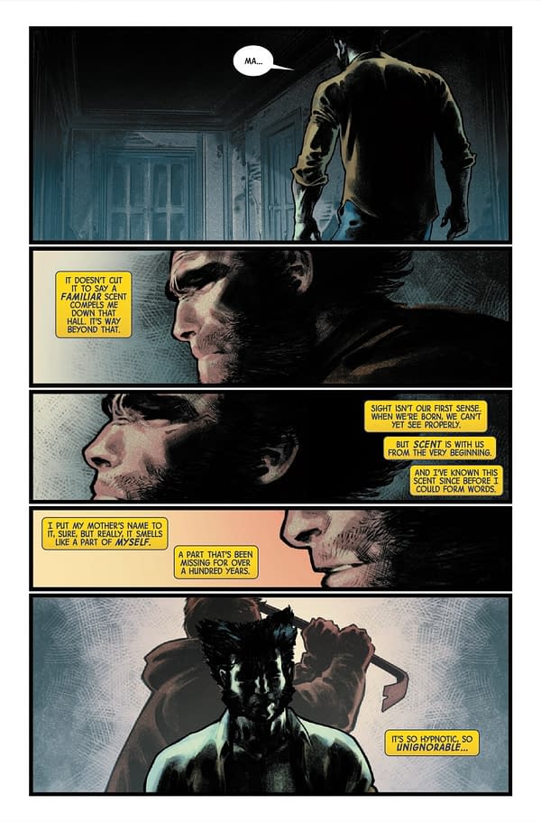 Interior preview page from WOLVERINE #10 MARTIN COCCOLO COVER
