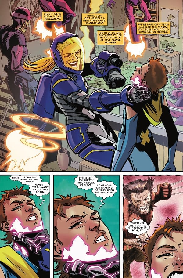 Interior preview page from WOLVERINE AND KITTY PRYDE #3 ALAN DAVIS COVER