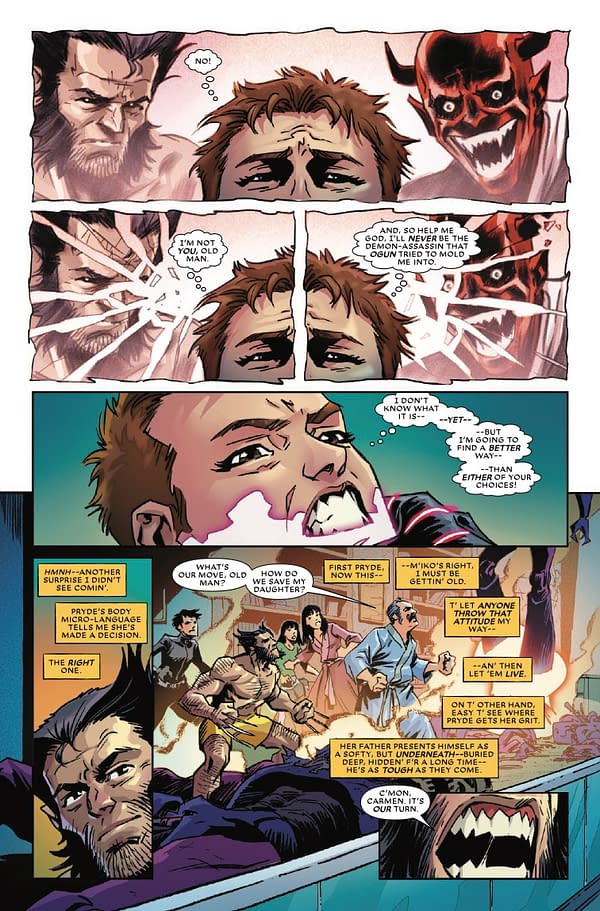 Interior preview page from WOLVERINE AND KITTY PRYDE #3 ALAN DAVIS COVER