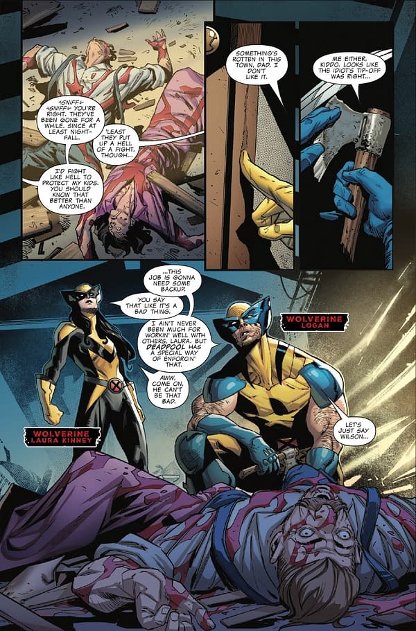 Interior preview page from WOLVERINES AND DEADPOOLS #1 ALESSANDRO CAPPUCCIO COVER