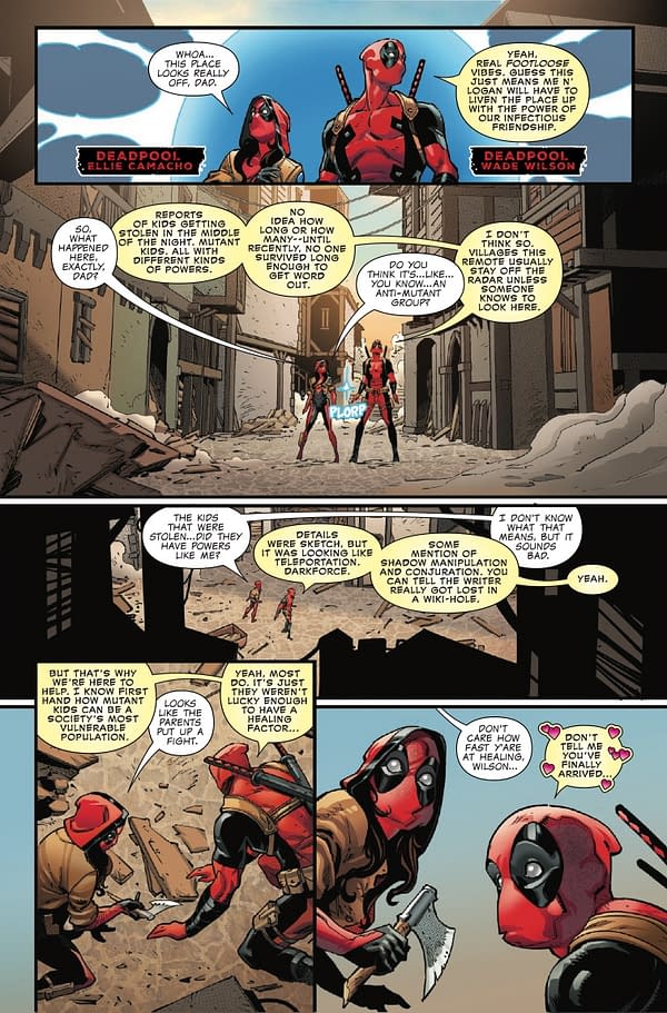 Interior preview page from WOLVERINES AND DEADPOOLS #1 ALESSANDRO CAPPUCCIO COVER