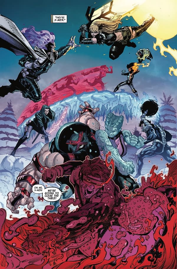 Interior preview page from X-MEN #17 RYAN STEGMAN COVER