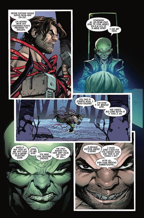 Interior preview page from X-MEN #17 RYAN STEGMAN COVER