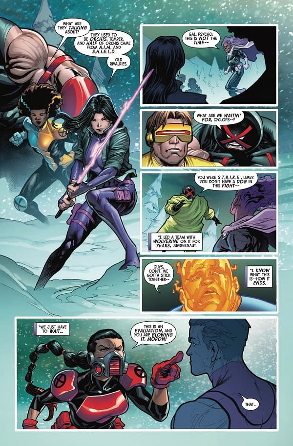 Interior preview page from X-MEN #18 RYAN STEGMAN COVER