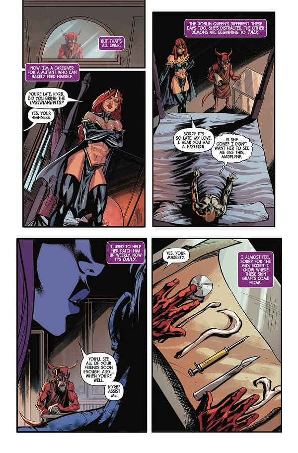 Interior preview page from X-MEN: DEMONS AND DEATH #1 MIKE MCKONE COVER
