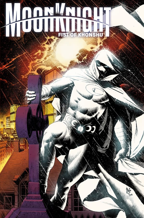 Cover image for MOON KNIGHT: FIST OF KHONSHU #10 PAULO SIQUEIRA RETROVISION VARIANT