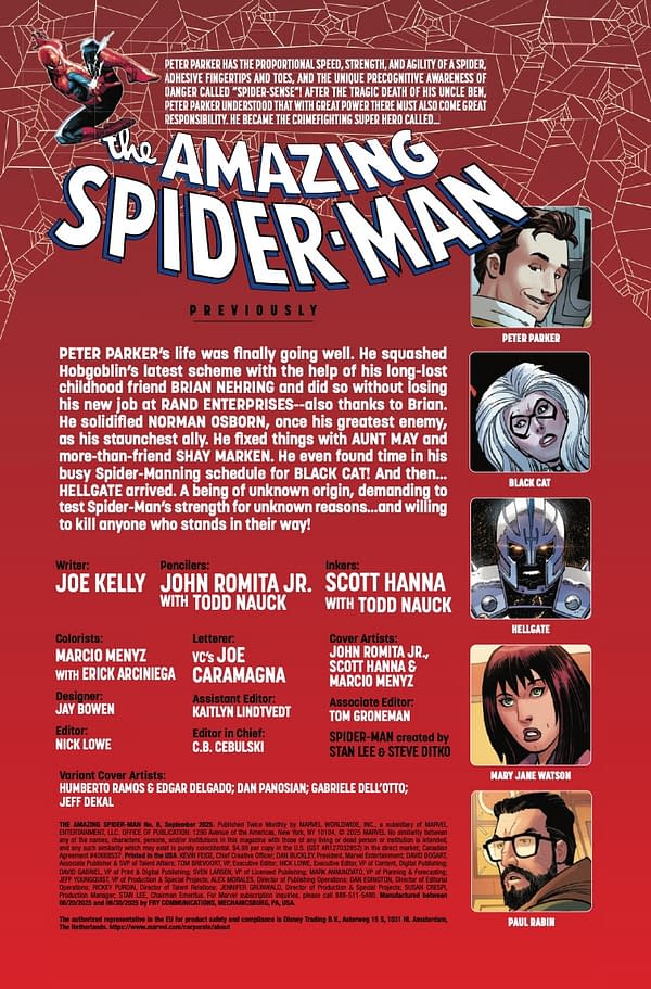 Interior preview page from AMAZING SPIDER-MAN #8 JOHN ROMITA JR. COVER