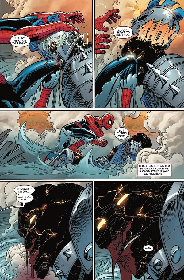 Interior preview page from AMAZING SPIDER-MAN #8 JOHN ROMITA JR. COVER