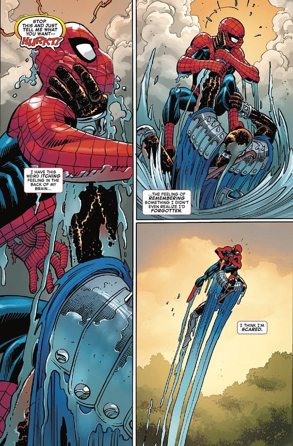 Interior preview page from AMAZING SPIDER-MAN #8 JOHN ROMITA JR. COVER