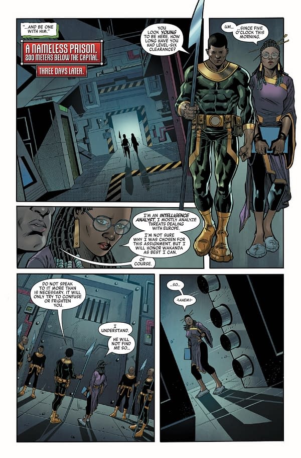 Interior preview page from BRING ON THE BAD GUYS: ABOMINATION #1 LEE BERMEJO COVER