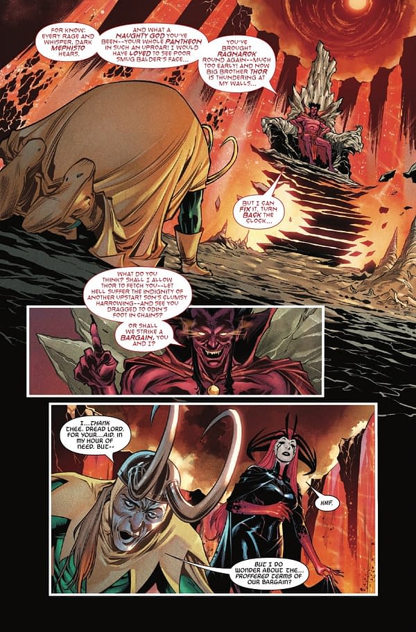 Interior preview page from BRING ON THE BAD GUYS: LOKI #1 LEE BERMEJO COVER