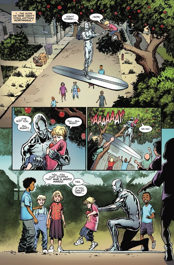 Interior preview page from DEATH OF THE SILVER SURFER #2 DIKE RUAN COVER