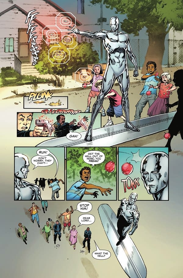 Interior preview page from DEATH OF THE SILVER SURFER #2 DIKE RUAN COVER