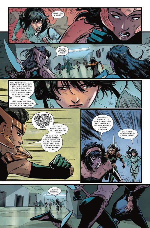 Interior preview page from DOOM'S DIVISION #5 CREEES LEE COVER