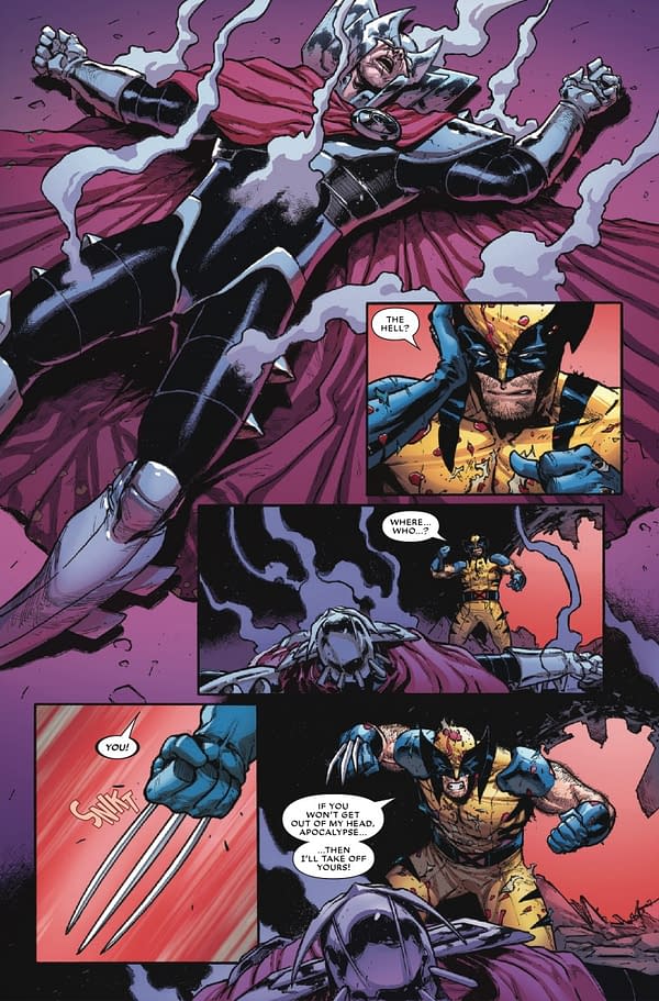 Interior preview page from DEADPOOL/WOLVERINE #7 JOSHUA CASSARA COVER