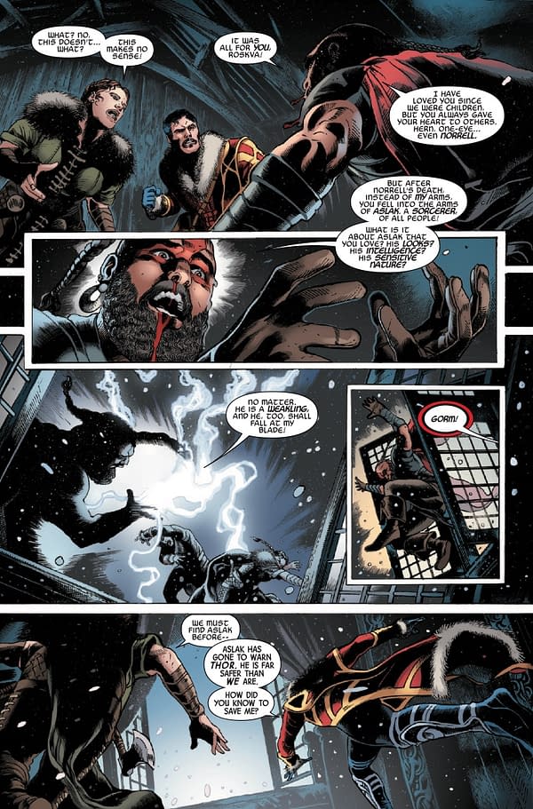 Interior preview page from DOCTOR STRANGE OF ASGARD #5 GEOFF SHAW COVER