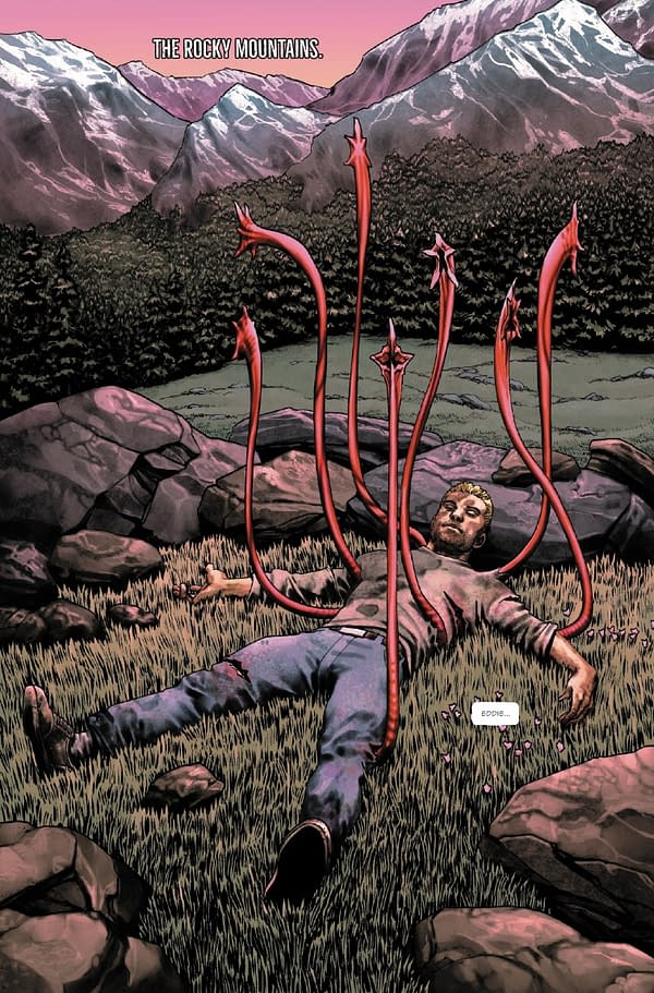 Interior preview page from EDDIE BROCK: CARNAGE #6 JESUS SAIZ COVER