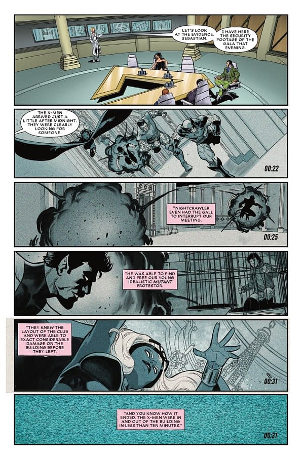 Interior preview page from EMMA FROST: THE WHITE QUEEN #2 DAVID NAKAYAMA COVER
