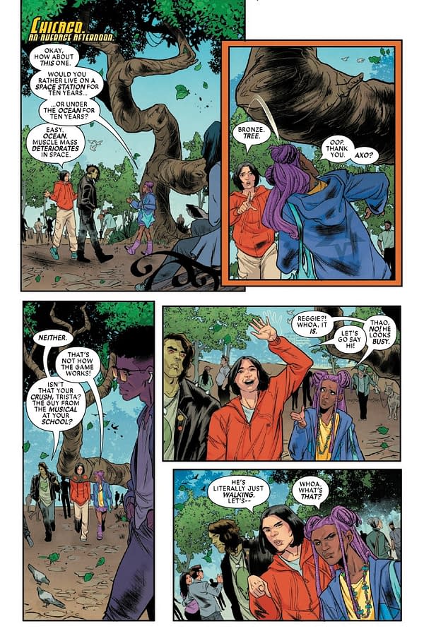 Interior preview page from EXCEPTIONAL X-MEN #11 CARMEN CARNERO COVER