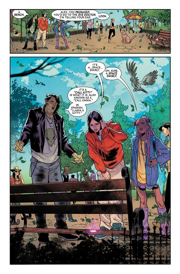 Interior preview page from EXCEPTIONAL X-MEN #11 CARMEN CARNERO COVER