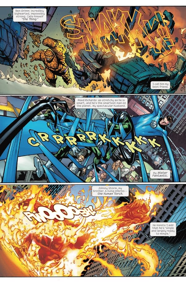 Interior preview page from FANTASTIC FOUR #1 HUMBERTO RAMOS COVER