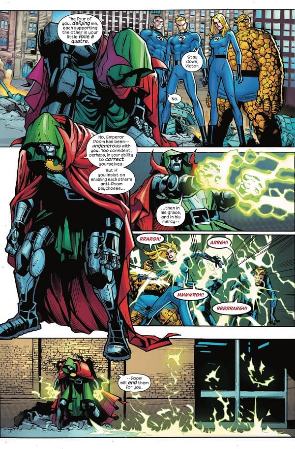 Interior preview page from FANTASTIC FOUR #1 HUMBERTO RAMOS COVER