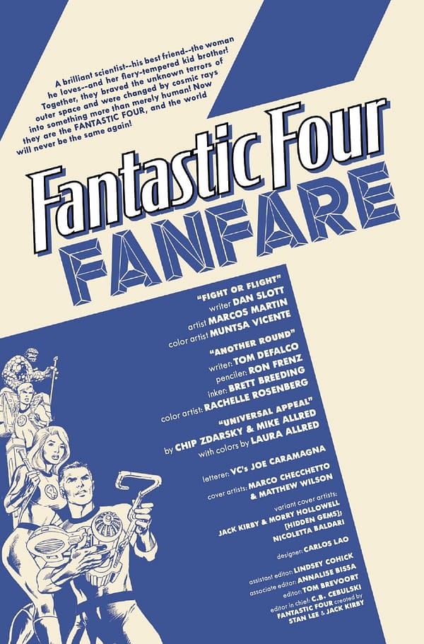 Interior preview page from FANTASTIC FOUR: FANFARE #3 MARCO CHECCHETTO COVER