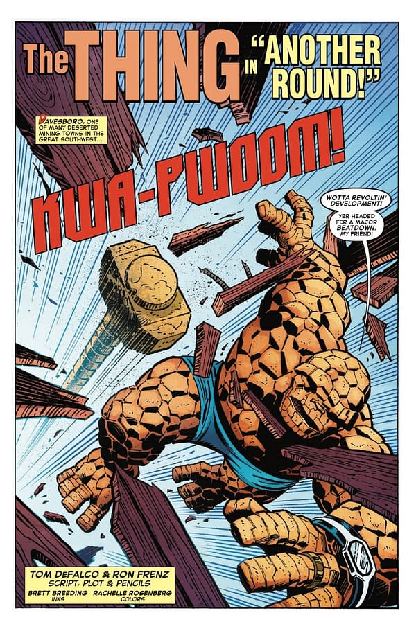 Interior preview page from FANTASTIC FOUR: FANFARE #3 MARCO CHECCHETTO COVER