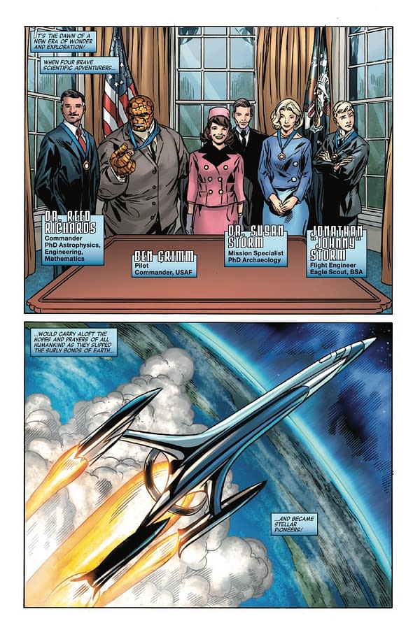 Interior preview page from FANTASTIC FOUR: FIRST STEPS #1 PHIL NOTO COVER
