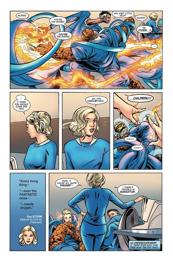 Interior preview page from FANTASTIC FOUR: FIRST STEPS #1 PHIL NOTO COVER