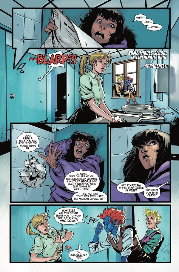 Interior preview page from GIANT-SIZE HOUSE OF M #1 ADAM KUBERT COVER