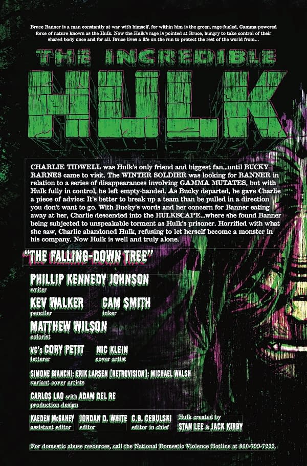Interior preview page from INCREDIBLE HULK #27 NIC KLEIN COVER