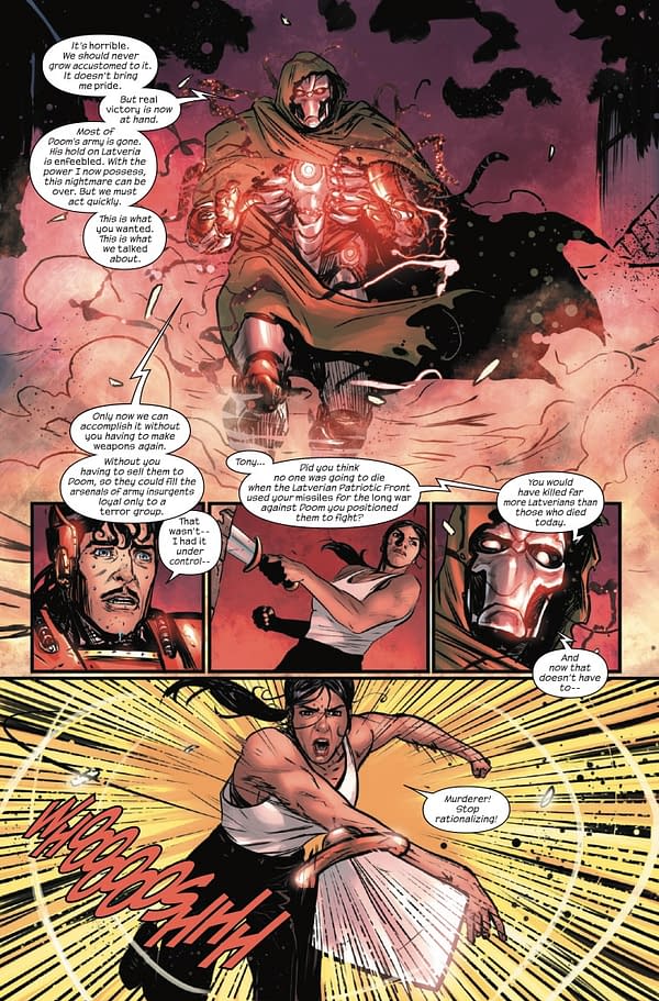 Interior preview page from IRON MAN #10 YASMINE PUTRI COVER