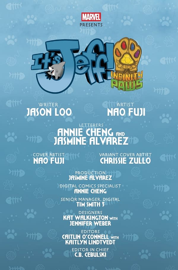Interior preview page from IT'S JEFF: INFINITY PAWS #1 NAO FUJI COVER